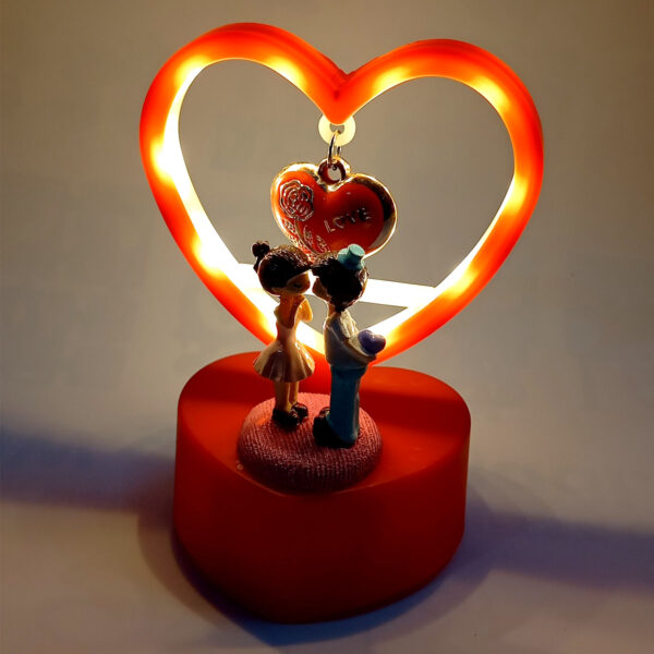 Miniature Couple with LED - Heart - Image 2